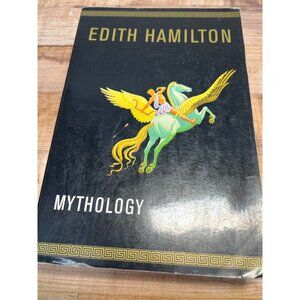 Edith Hamilton Mythology Hardcover Book With Colorful Pegasus Art